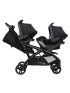 Sit N Stand Double Stroller - Dash Black