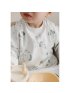 Long Sleeve Waterproof Bib - Hedgehogs