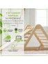 2-in-1 Climbing Ramp-Slide - Natural