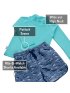 Long Sleeve UV Top - Lagoon