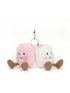 Amuseable Pair of Marshmallows Bag Charm