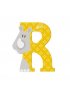 Animal Wooden Letter - R