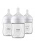Natural Glass Baby Bottle 4oz 3 pack