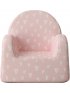 Soffkin Leather Luxury Kids Sofa - Pink with Hearts
