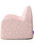 Soffkin Leather Luxury Kids Sofa - Pink with Hearts