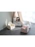 Soffkin Leather Luxury Kids Sofa - Pink with Hearts