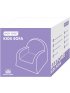 Soffkin Leather Luxury Kids Sofa - Pink with Hearts