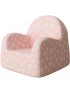 Soffkin Leather Luxury Kids Sofa - Pink with Hearts