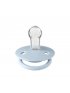 Original COLOUR Latex 2 PK Glow Pacifier - Iron/Baby Blue - Size 2