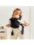 Baby Carrier Mini - Cotton, Woven Black