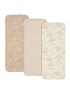 Baby Neutral 3-Pack Burplcoths - Tan