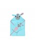 Baby Snow Terry Hooded Bath Towel - Yoko Yorkie