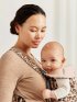 Baby Carrier Mini - Cotton, Beige Leopard