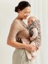 Baby Carrier Mini - Cotton, Beige Leopard