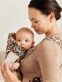 Baby Carrier Mini - Cotton, Beige Leopard