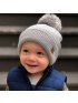 PomPom Toque - Light Grey