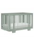 Yuzu 8 in 1 Convertible Crib with All Stages Conversion Kit - Light Sage