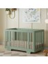 Yuzu 8 in 1 Convertible Crib with All Stages Conversion Kit - Light Sage