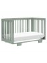 Yuzu 8 in 1 Convertible Crib with All Stages Conversion Kit - Light Sage