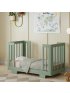 Yuzu 8 in 1 Convertible Crib with All Stages Conversion Kit - Light Sage