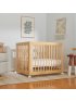 Yuzu 8 in 1 Convertible Crib with All Stages Conversion Kit - Natural
