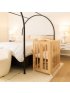 Yuzu 8 in 1 Convertible Crib with All Stages Conversion Kit - Natural