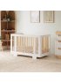 Yuzu 8 in 1 Convertible Crib with All Stages Conversion Kit - White/Natural