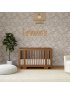 Yuzu 8-In-1 Convertible Crib with Toddler Conversion Kit - Natural Walnut
