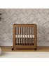 Yuzu 8-In-1 Convertible Crib with Toddler Conversion Kit - Natural Walnut