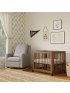 Yuzu 8-In-1 Convertible Crib with Toddler Conversion Kit - Natural Walnut