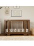 Yuzu 8-In-1 Convertible Crib with Toddler Conversion Kit - Natural Walnut