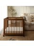Yuzu 8-In-1 Convertible Crib with Toddler Conversion Kit - Natural Walnut