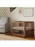 Yuzu 8-In-1 Convertible Crib with Toddler Conversion Kit - Natural Walnut