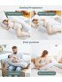 U-Shape Full Body Pregnancy Pillow B.Love XXL Mineral Grey