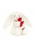 Bashful Bunny with Candy Cane