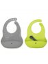 Poket - 2 pk Portable Silicone Feeding Set - Lime