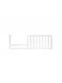 Bergamo Crib Toddler Rail - White