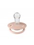 De Lux Silicone Pacifier 2 Pack - One Size - Ivory/Blush