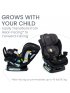 Poplar S Convertible Car Seat - Stone Onyx