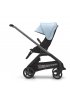 Dragonfly Seat Complete - Graphite/Midnight Black-Skyline Blue