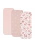 Baby Girl 3-Pack Burpcloths - Pink