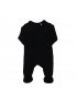 Zipper Footie - Black
