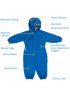 Cozy-Dry Waterproof Play Suit - Nebula Blue