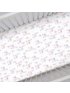 Crib Fitted Sheet - Pink Llama