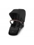 Gazelle S Second Seat - Silver Frame and Moon Black Seat Unit