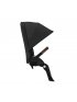 Gazelle S Second Seat - Silver Frame and Moon Black Seat Unit