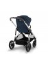 Gazelle S Stroller - Silver Frame and Ocean Blue Seat