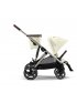 Gazelle S Stroller - Taupe Frame/Seashell Beige Seat