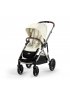 Gazelle S Stroller - Taupe Frame/Seashell Beige Seat