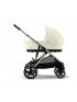 Gazelle S Stroller - Taupe Frame/Seashell Beige Seat